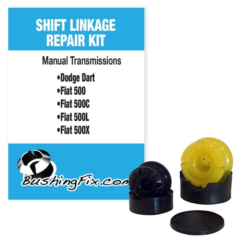 BushingFix.com BushingFix FM1KIT Transmission Shift Cable Bushing Repair Kit, Shifter Cable Kit Fits Select Fiat, Jeep, and Mini Models, Manual Transmission Shift Cable Replacement Bushing, Easy Repair Replacement - Image 1